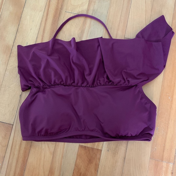 The Bikini Lab-Purple Ruffle Bikini Top - Picture 8 of 8